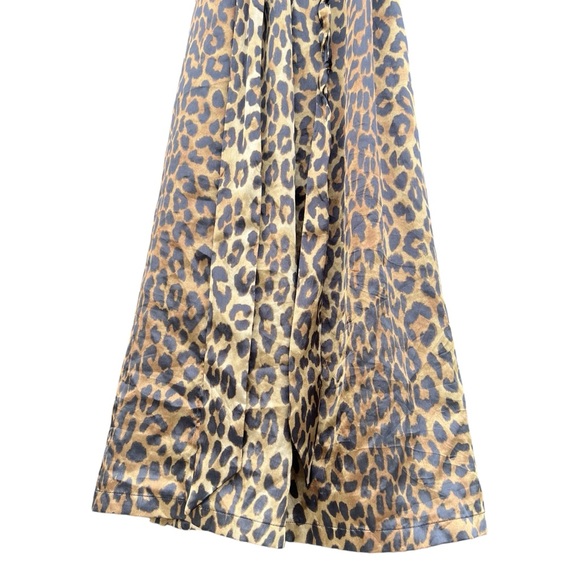 Jones New York - Satin Cheetah Robe - Size L/XL - Picture 7 of 9